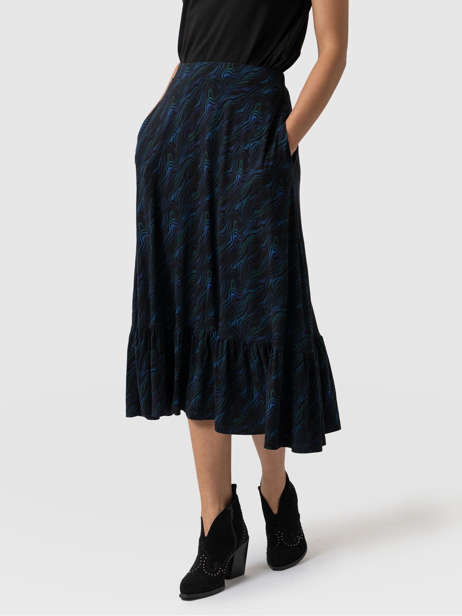 Riley Skirt - Galactic Wave